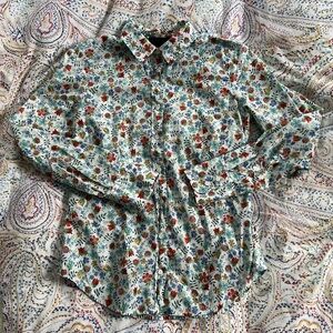 EUC J. Crew Perfect shirt in Liberty Edenham floral